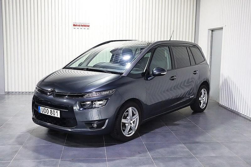 Grå (mörk grå metallic) Begagnad 2016 Citroën Grand C4 Picasso Minibuss | 139 900 kr (Lite dyr) - Bild 1/4