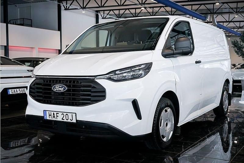 Vit Begagnad 2024 Ford Transit Custom | 459 500 kr (Bra pris) - Bild 1/4