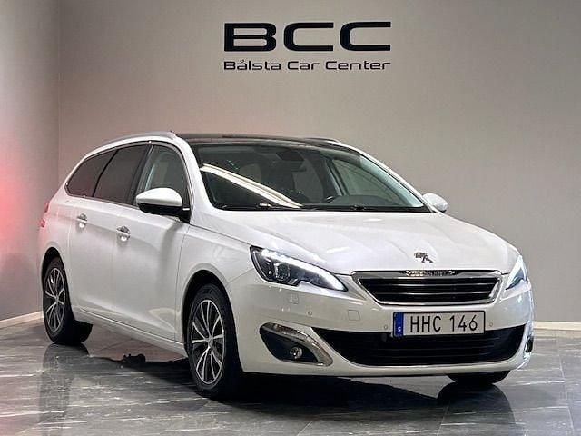 Vit Begagnad 2014 Peugeot 308 Allure Kombi | 99 900 kr (Marknadspris) - Bild 1/4