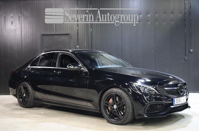 Svart Begagnad 2015 Mercedes C250 AMG line Sedan | 169 900 kr (Marknadspris) - Bild 1/4