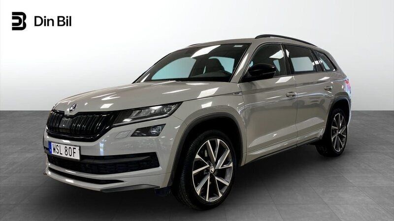 Grå Begagnad 2019 Skoda Kodiaq Ambition SUV | 289 900 kr (Marknadspris) - Bild 1/4