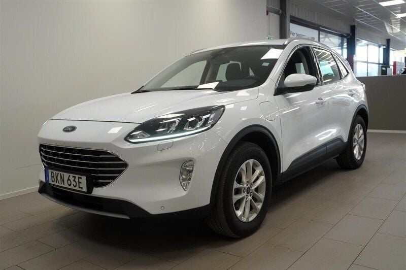 Vit Begagnad 2021 Ford Kuga Titanium SUV | 234 800 kr (Bra pris) - Bild 1/4