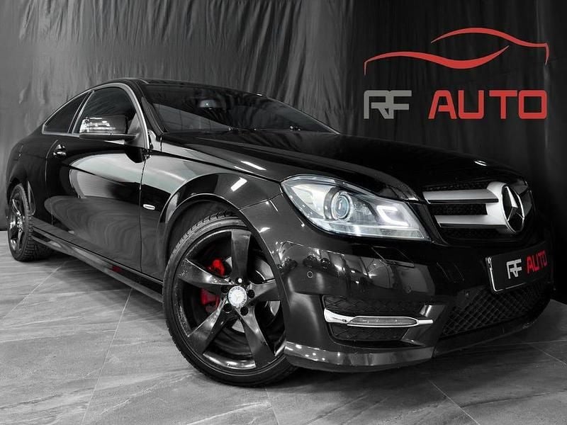 Svart Begagnad 2014 Mercedes C220 AMG Sportkupé | 159 900 kr (Superpris) - Bild 1/4