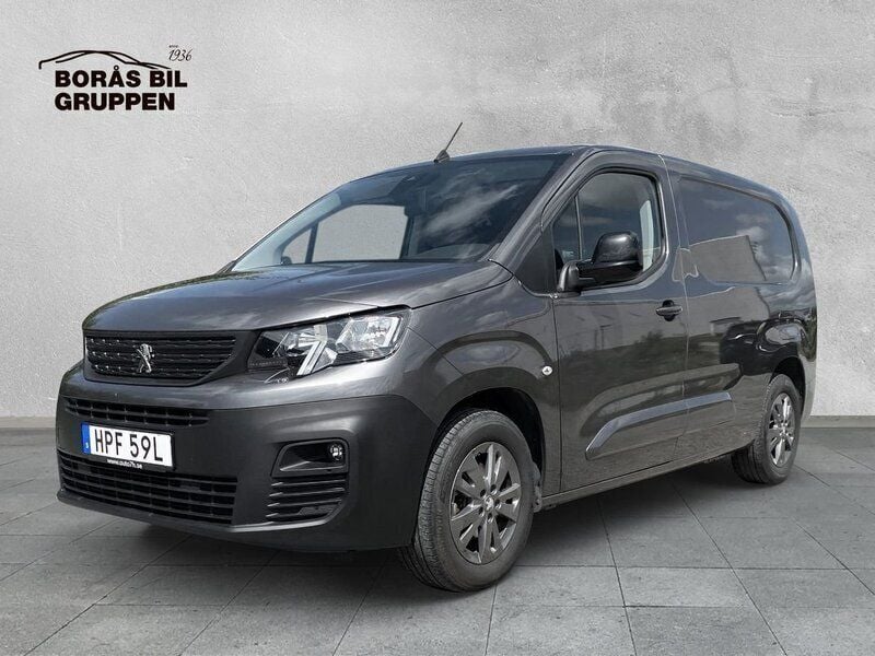 Grå Begagnad 2022 Peugeot E-Partner Minibuss | 199 000 kr - Bild 1/4