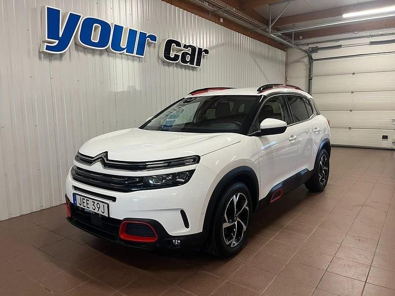 Vit Begagnad 2020 Citroën C5 Aircross PureTech SUV | 219 900 kr (Marknadspris) - Bild 1/4