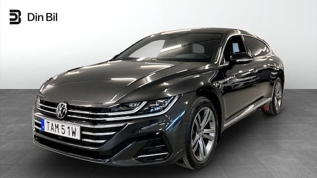 Mörkgrå Begagnad 2023 VW Arteon R-line Kombi | 429 900 kr (Dyr) - Bild 1/4