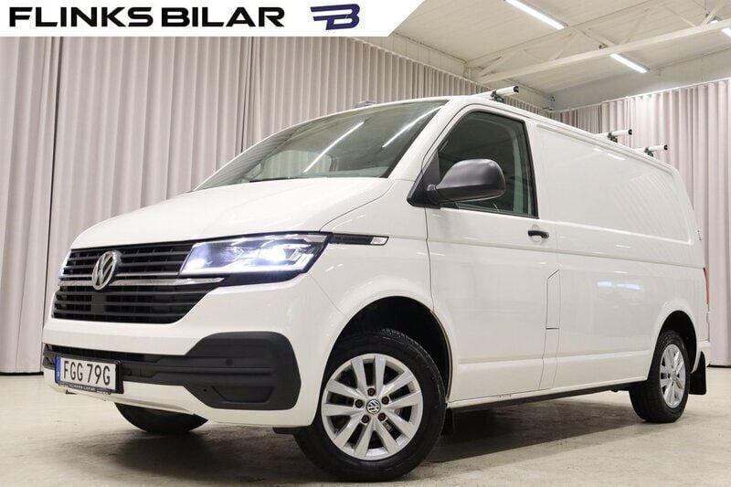 Vit Begagnad 2020 VW T6.1 Van | 299 900 kr (Lite dyr) - Bild 1/4