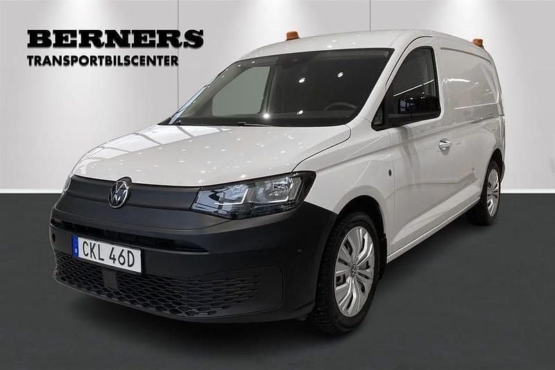 Vit Begagnad 2021 VW Caddy Maxi Minibuss | 309 900 kr (Dyr) - Bild 1/4