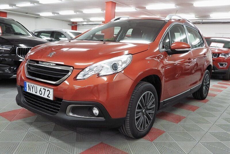 Orange Begagnad 2016 Peugeot 2008 Active SUV | 99 500 kr (Bra pris) - Bild 1/4