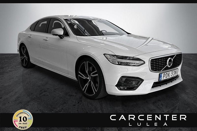 Vit Begagnad 2019 Volvo S90 R-Design Sedan | 349 900 kr (Marknadspris) - Bild 1/4