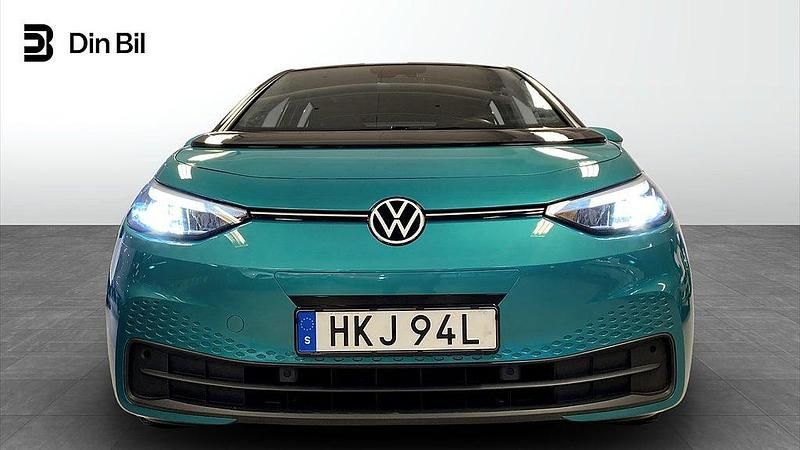 Begagnad VW ID.3 Pro Performance 150 kW (204 HK) 2022 Grön Halvkombi