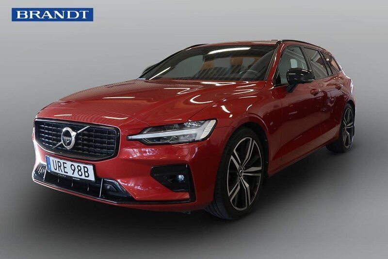 Röd Begagnad 2021 Volvo V60 R-Design Kombi | 379 900 kr (Lite dyr) - Bild 1/4