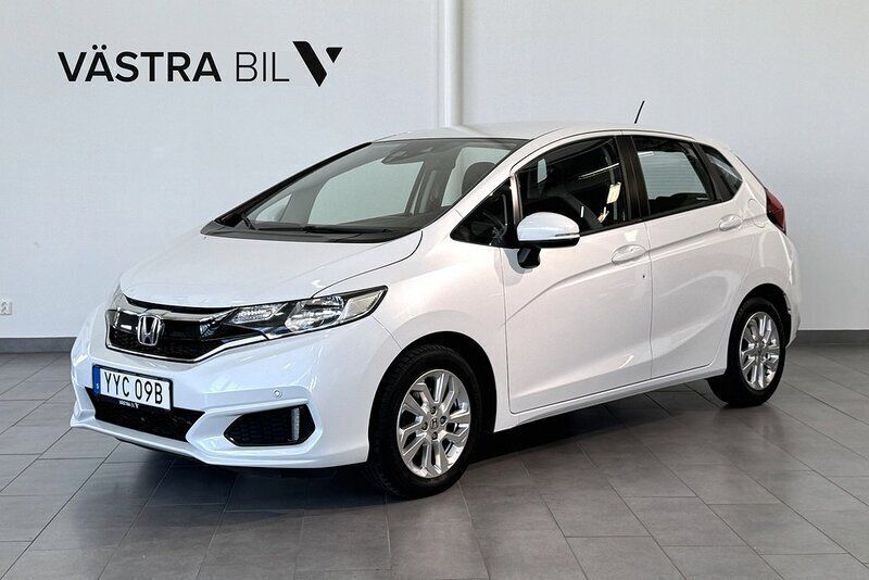 Vit Begagnad 2019 Honda Jazz Halvkombi | 144 900 kr (Marknadspris) - Bild 1/4