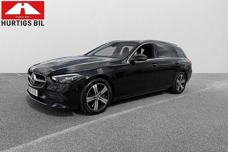 Svart Begagnad 2021 Mercedes C200 Avantgarde Kombi | 369 900 kr (Marknadspris) - Bild 1/4