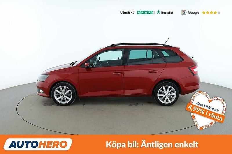 Begagnad Skoda Fabia Style 112 HK (82 kW) 2015 Röd Kombi