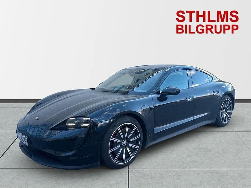 Svart Begagnad 2021 Porsche Taycan 4S Sedan | 649 000 kr (Bra pris) - Bild 1/4