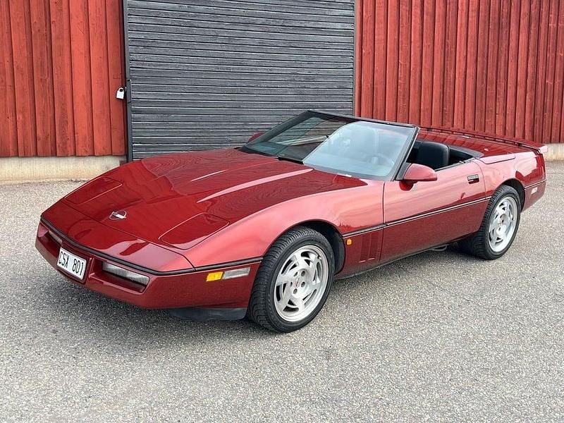 Röd Begagnad 1988 Chevrolet Corvette Cab | 125 000 kr - Bild 1/4