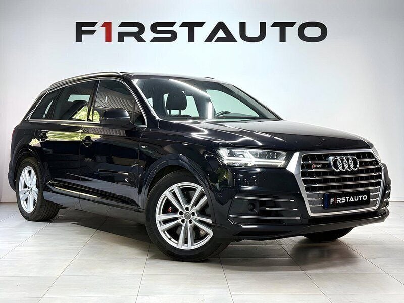 Svart Begagnad 2016 Audi SQ7 SUV | 439 900 kr (Marknadspris) - Bild 1/4