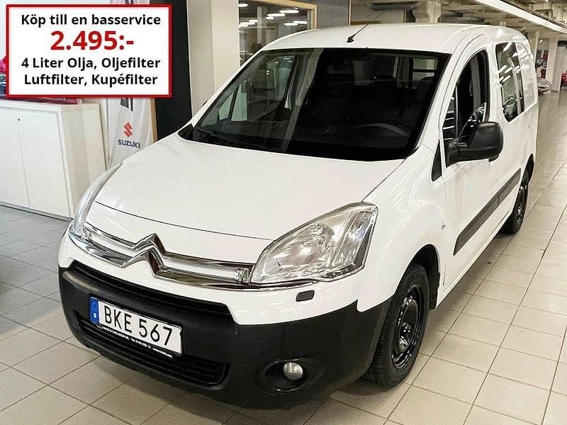 Vit Begagnad 2014 Citroën Berlingo Van | 57 000 kr (Marknadspris) - Bild 1/4