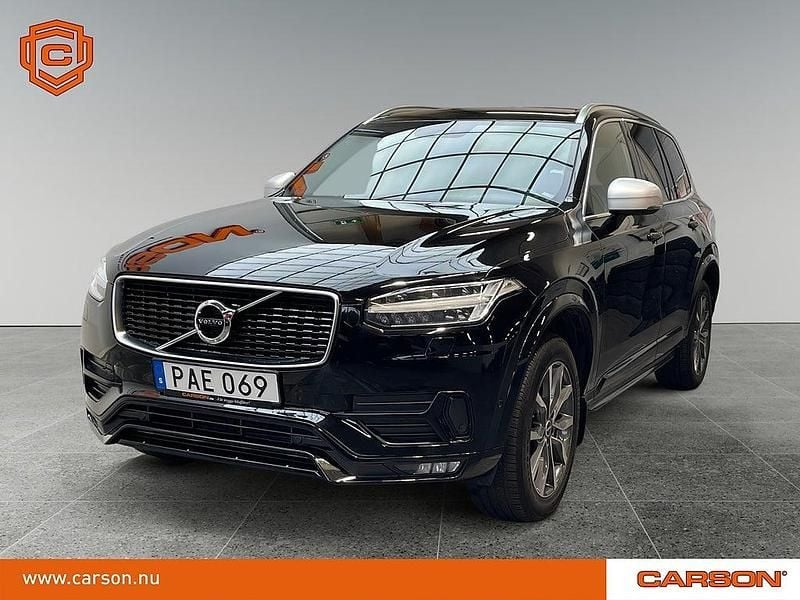 Svart Begagnad 2016 Volvo XC90 R-Design SUV | 269 000 kr (Marknadspris) - Bild 1/4