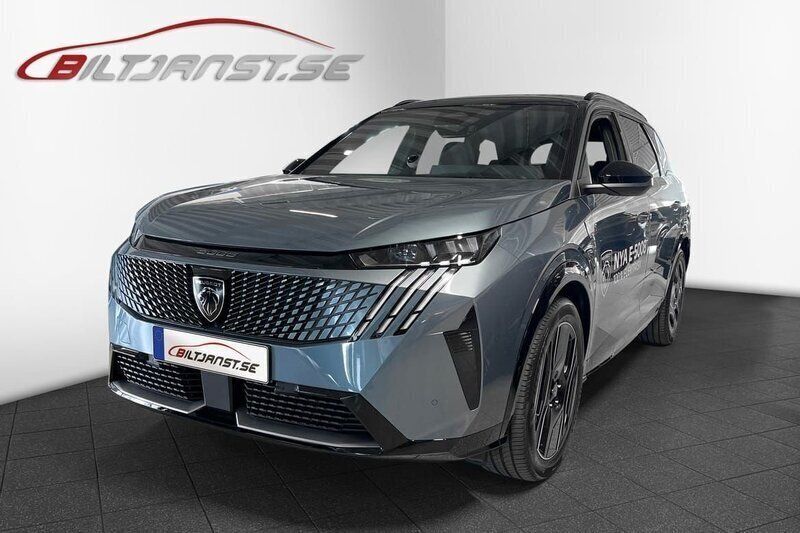Blå Begagnad 2024 Peugeot e-5008 GTi SUV | 529 900 kr - Bild 1/4