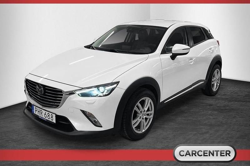 Vit Begagnad 2017 Mazda CX-3 SUV | 129 500 kr (Superpris) - Bild 1/4