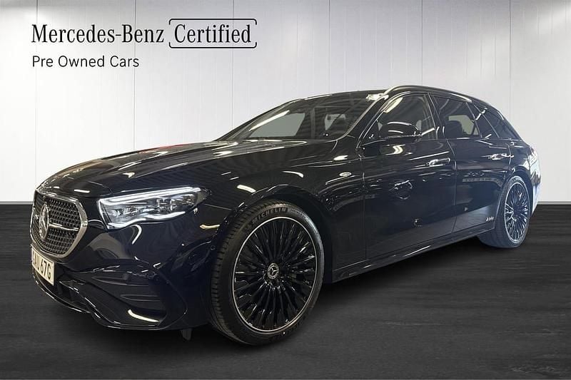 Svart Begagnad 2025 Mercedes E300 AMG Kombi | 749 000 kr (Superpris) - Bild 1/4