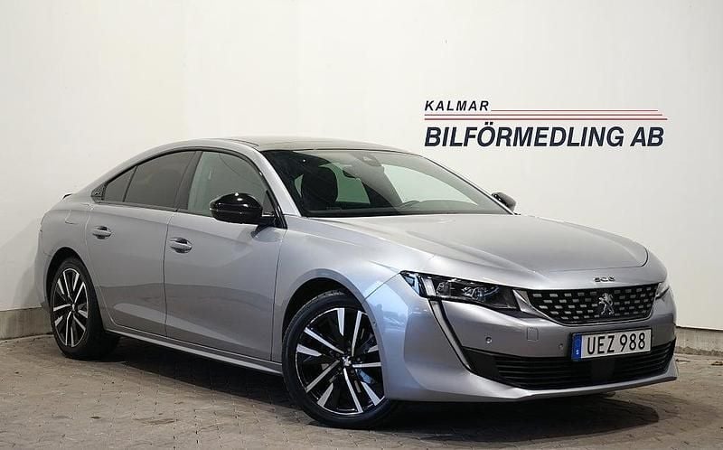Grå Begagnad 2018 Peugeot 508 GT Sedan | 199 500 kr (Marknadspris) - Bild 1/4