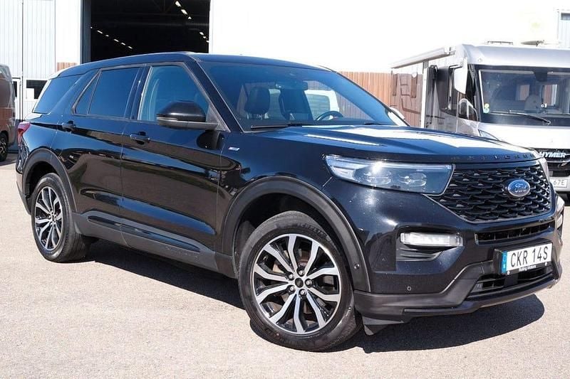 Svart Begagnad 2022 Ford Explorer SUV | 429 000 kr (Marknadspris) - Bild 1/4
