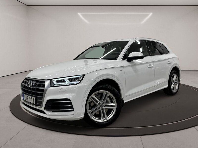 Vit Begagnad 2017 Audi Q5 S-Line SUV | 329 900 kr (Lite dyr) - Bild 1/3