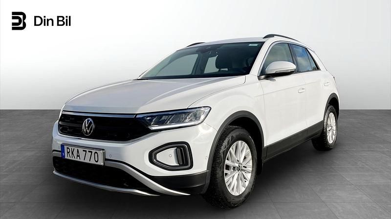 Vit Begagnad 2022 VW T-Roc Life SUV | 234 900 kr (Marknadspris) - Bild 1/4