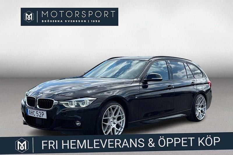 Svart Begagnad 2019 BMW 320 M Sport Kombi | 239 900 kr (Marknadspris) - Bild 1/3
