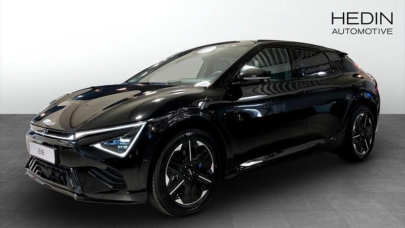 Svart (black) Ny 2025 Kia EV6 GT-Line SUV | 710 400 kr (Dyr) - Bild 1/4