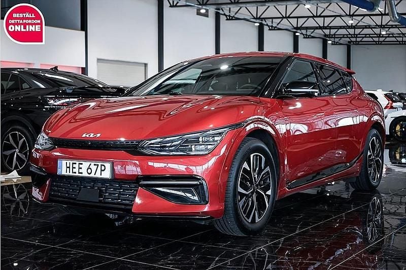 Röd Begagnad 2022 Kia EV6 GT-Line SUV | 324 900 kr (Marknadspris) - Bild 1/4
