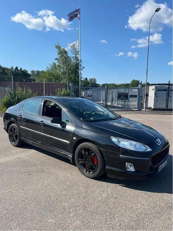 Svart Begagnad 2005 Peugeot 407 Sedan | 27 000 kr (Marknadspris) - Bild 1/4