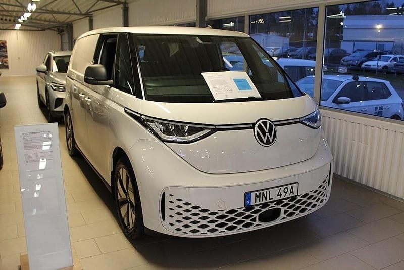 Vit Begagnad 2023 VW ID. Buzz Minibuss | 409 000 kr - Bild 1/4