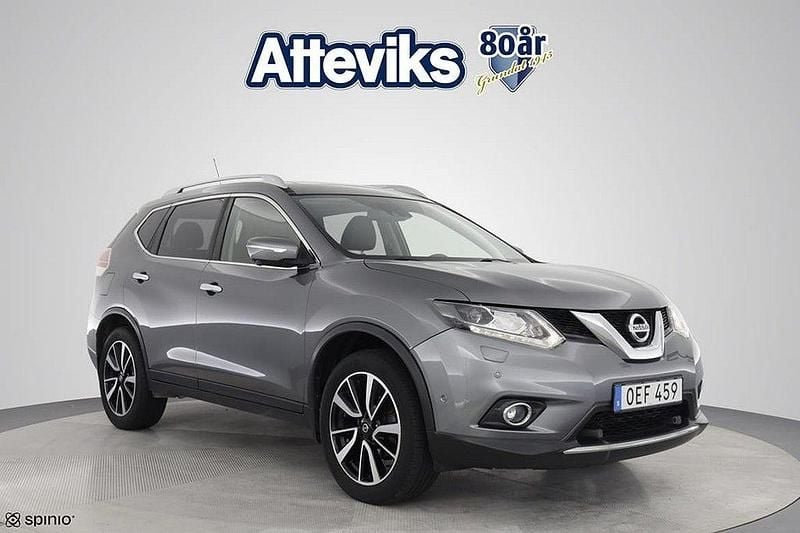 Grå Begagnad 2016 Nissan X-Trail 360º SUV | 144 900 kr (Marknadspris) - Bild 1/3