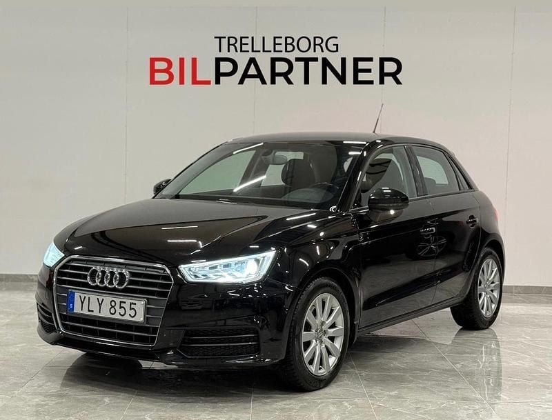 Svart Begagnad 2017 Audi A1 Sportback Halvkombi | 89 900 kr (Superpris) - Bild 1/4
