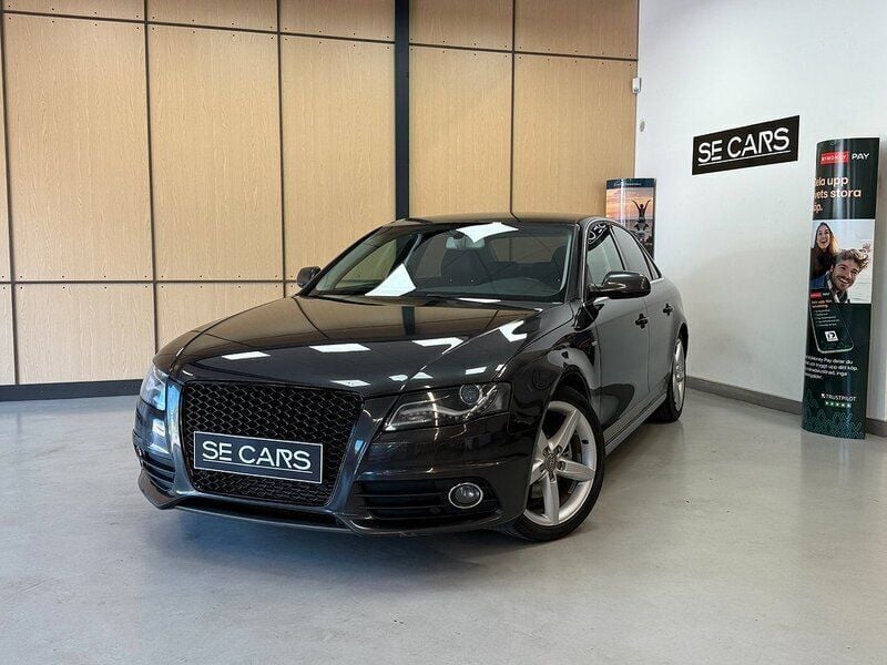 Mörkgrå Begagnad 2009 Audi A4 S-Line Sedan | 69 900 kr (Marknadspris) - Bild 1/4