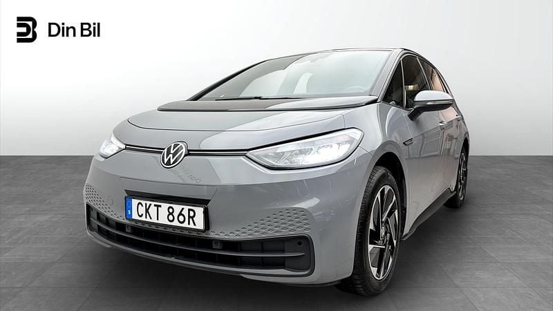 Begagnad VW ID.3 Pro Performance 150 kW (204 HK) 2023 Grå Halvkombi
