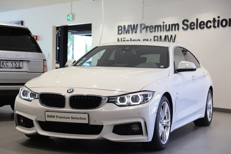 Vit Begagnad 2017 BMW 430 Gran Coupé M Sport Sportkupé | 265 000 kr (Marknadspris) - Bild 1/3