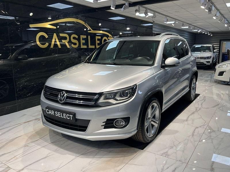 Silver Begagnad 2016 VW Tiguan R-line SUV | 119 900 kr (Marknadspris) - Bild 1/4