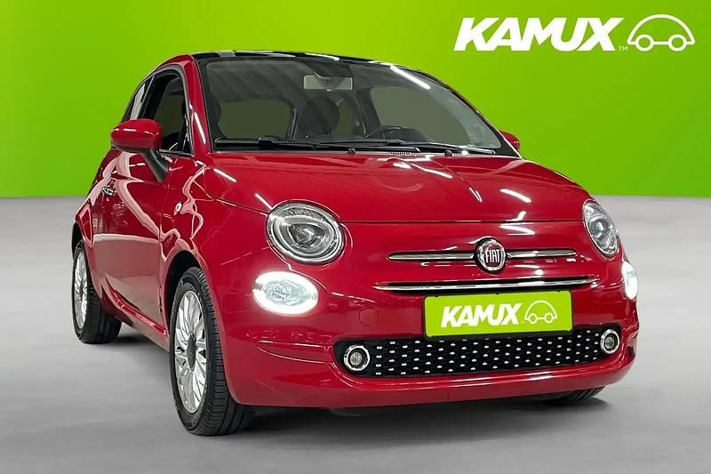 Röd Begagnad 2018 Fiat 500 Lounge Halvkombi | 99 800 kr (Marknadspris) - Bild 1/4
