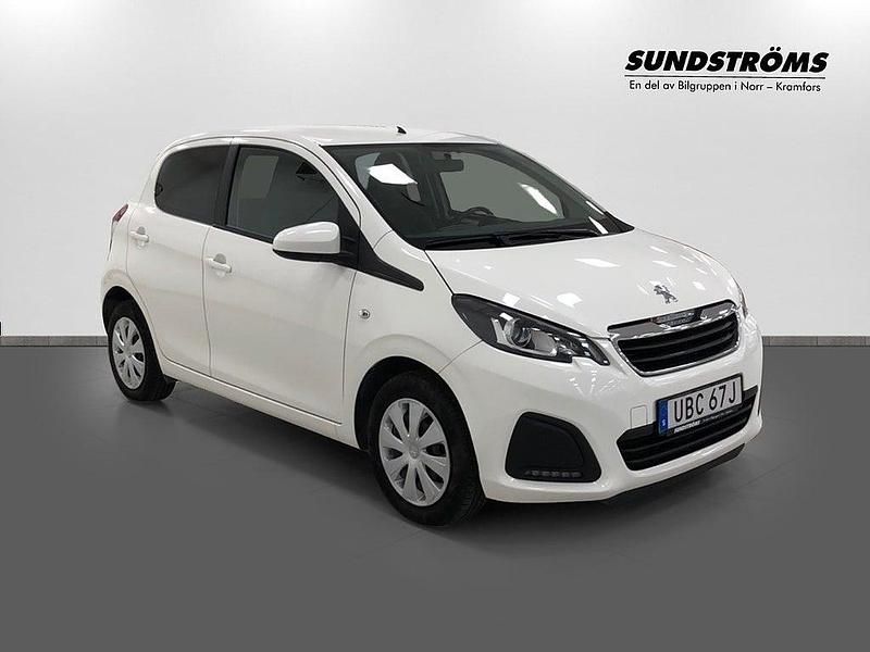 Begagnad Peugeot 108 73 HK (53 kW) 2020 Vit Halvkombi