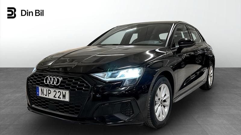 Svart Begagnad 2023 Audi A3 Proline | 229 000 kr (Marknadspris) - Bild 1/4