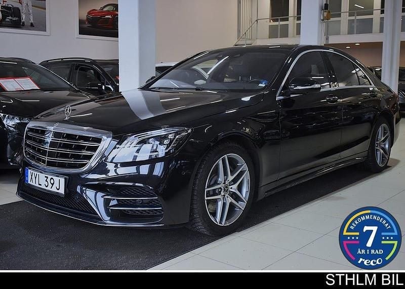 Begagnad Mercedes S450 AMG 367 HK (269 kW) 2018 Svart Sedan