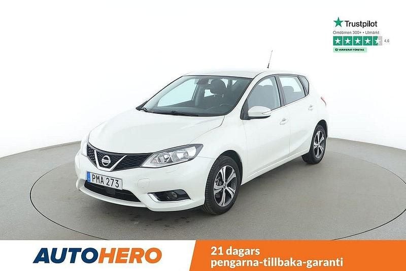 Vit Begagnad 2016 Nissan Pulsar Acenta Halvkombi | 129 000 kr (Marknadspris) - Bild 1/4