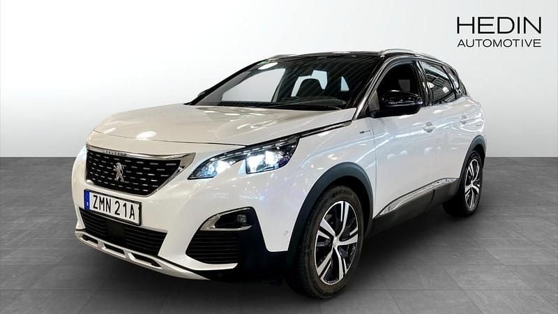 Vit (white) Begagnad 2020 Peugeot 3008 GT-line SUV | 199 900 kr (Superpris) - Bild 1/4