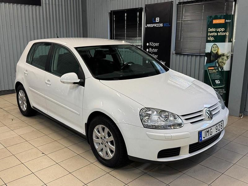 Vit Begagnad 2009 VW Golf VI Trendline Halvkombi | 59 900 kr (Marknadspris) - Bild 1/4