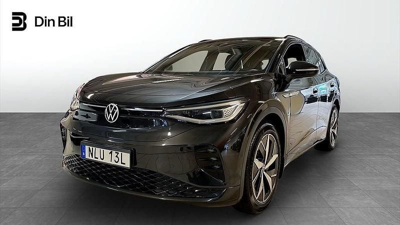 Mörkgrå (mangan grey metallic blac) Begagnad 2022 VW ID.4 GTX SUV | 319 000 kr (Bra pris) - Bild 1/4